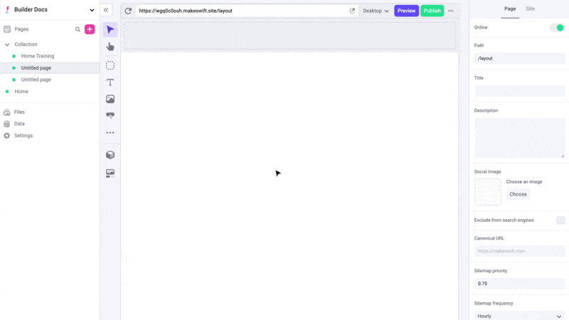 Creating layouts with boxes