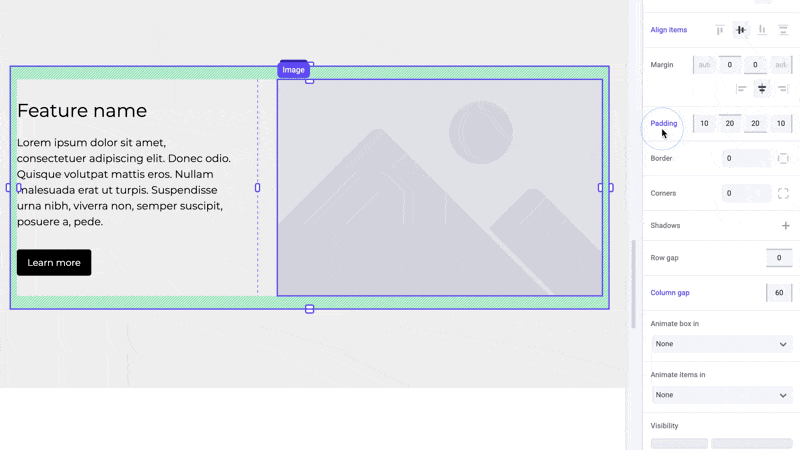 Reset padding to base