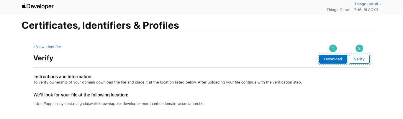 Apple Developer Account