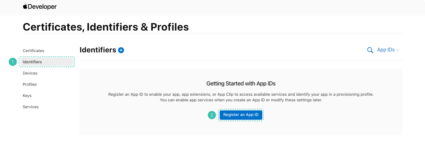 Apple Developer Account