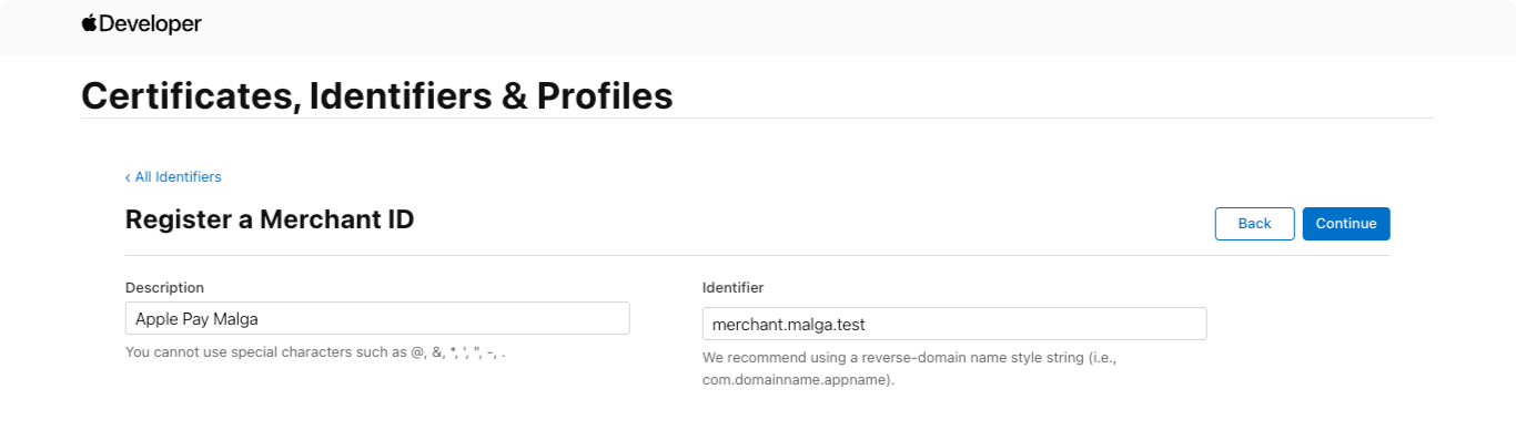 Apple Developer Account