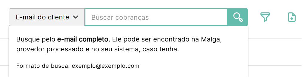 Pesquisas na área de Cobranças