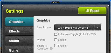 MapleStory graphics settings