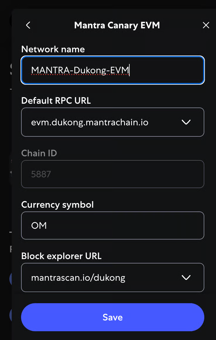 MetaMask Add Custom Network