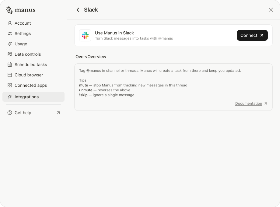 Slack Integraion
