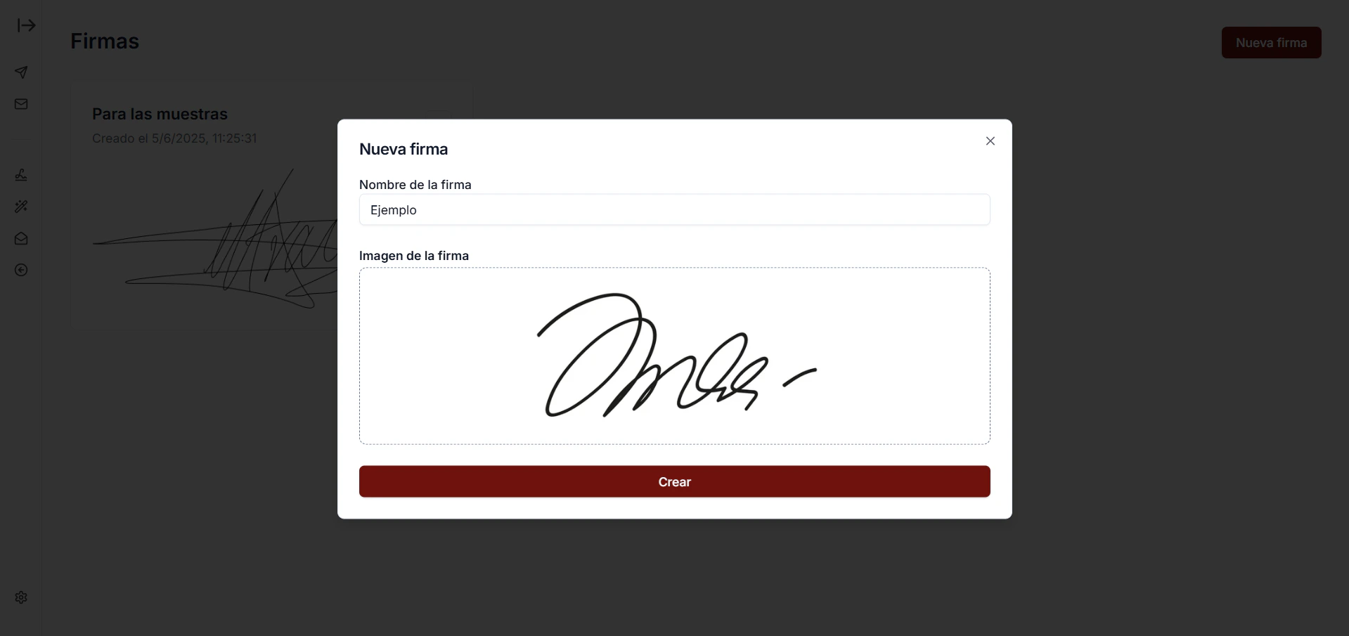 Signature Upload Finish Pn