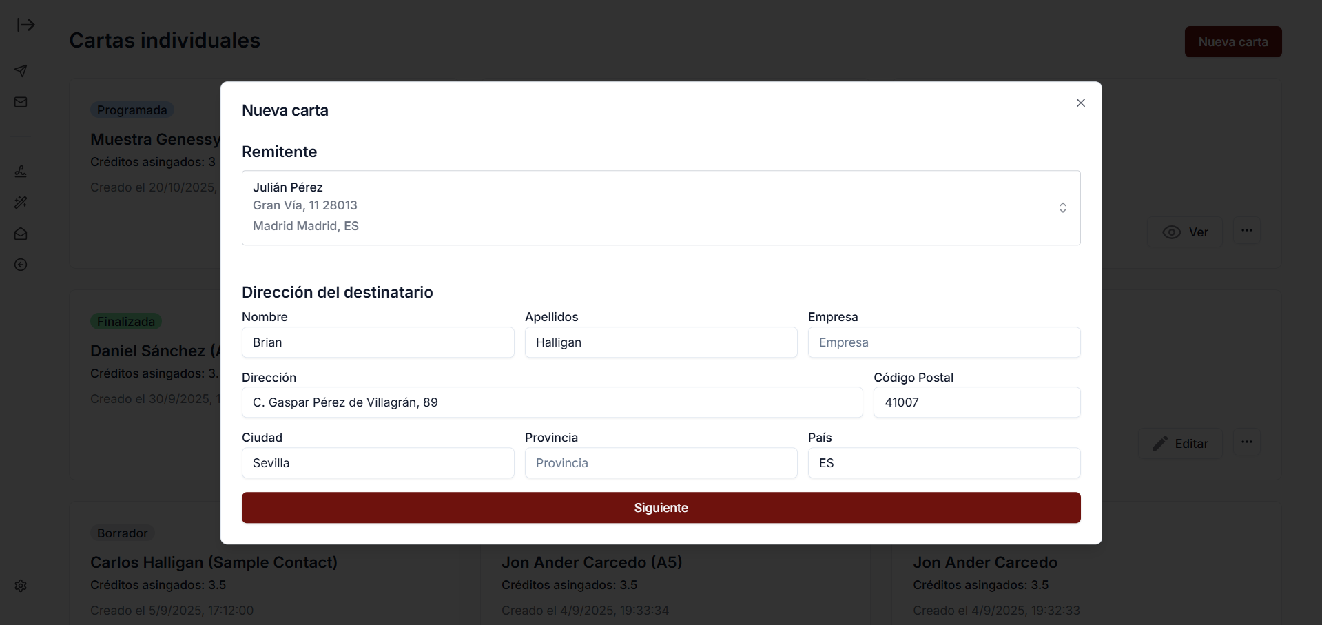 Single Address Full Pn