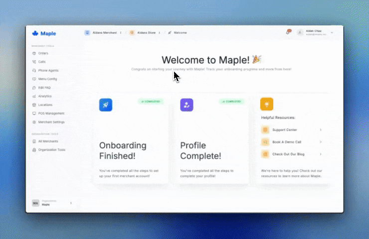 Setting up store hours for your location