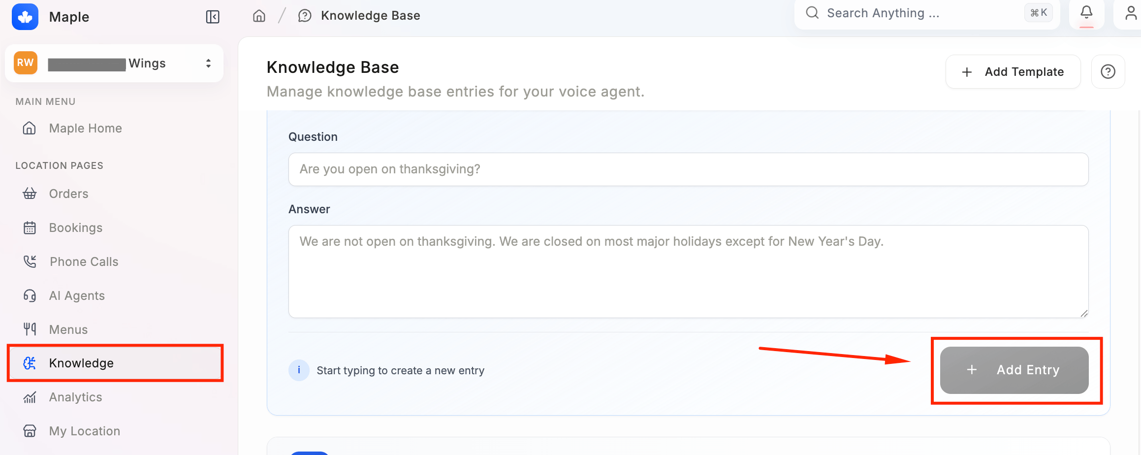 Knowledge Base