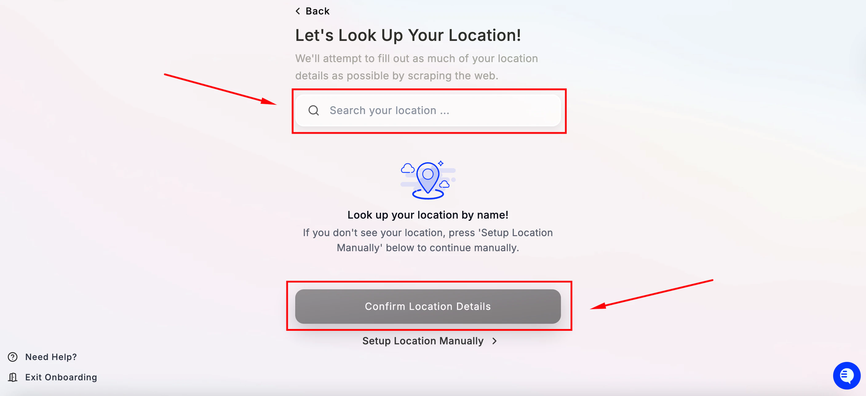 Look Up Your Location