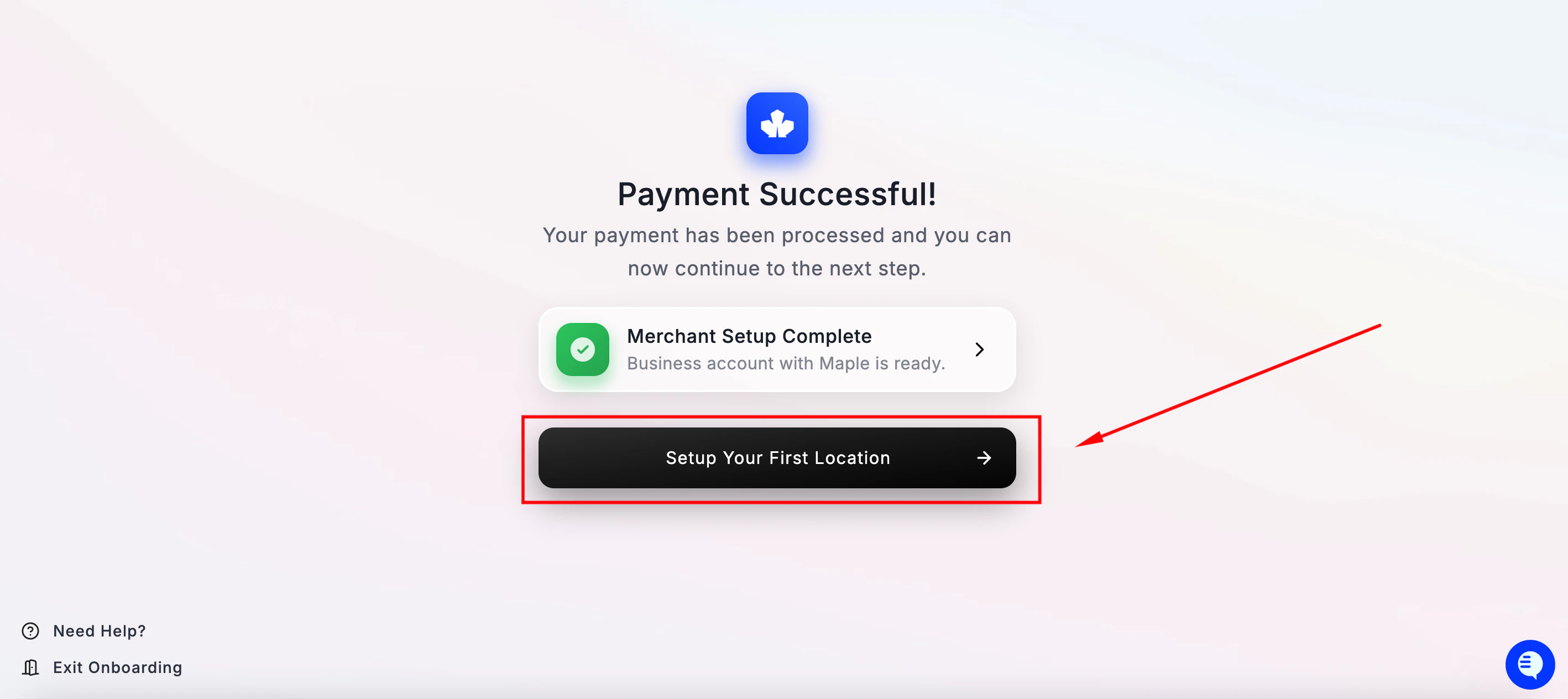 Set Up Your First Location