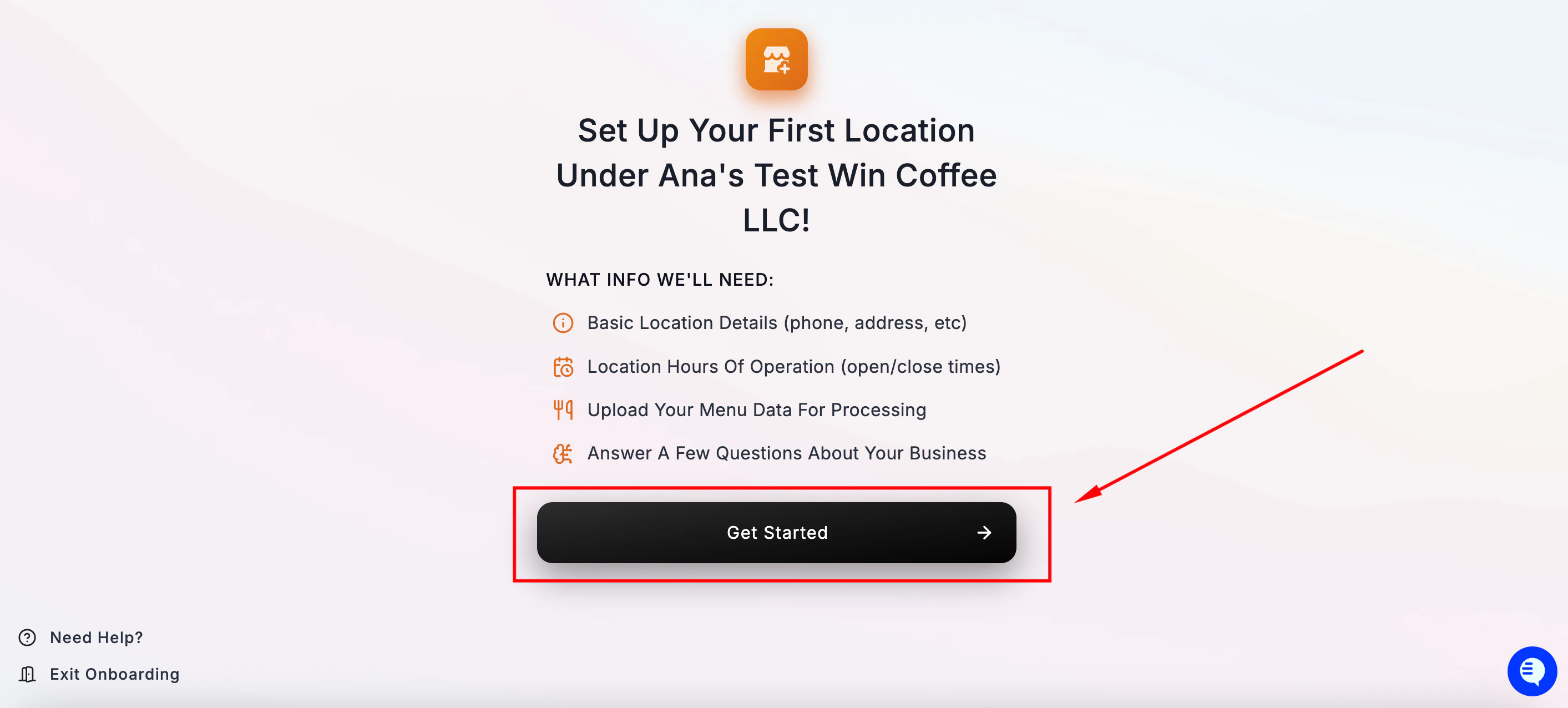 Set Up Your Location 2