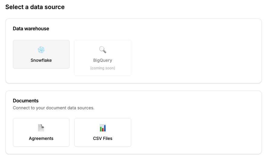 Connect to Snowflake