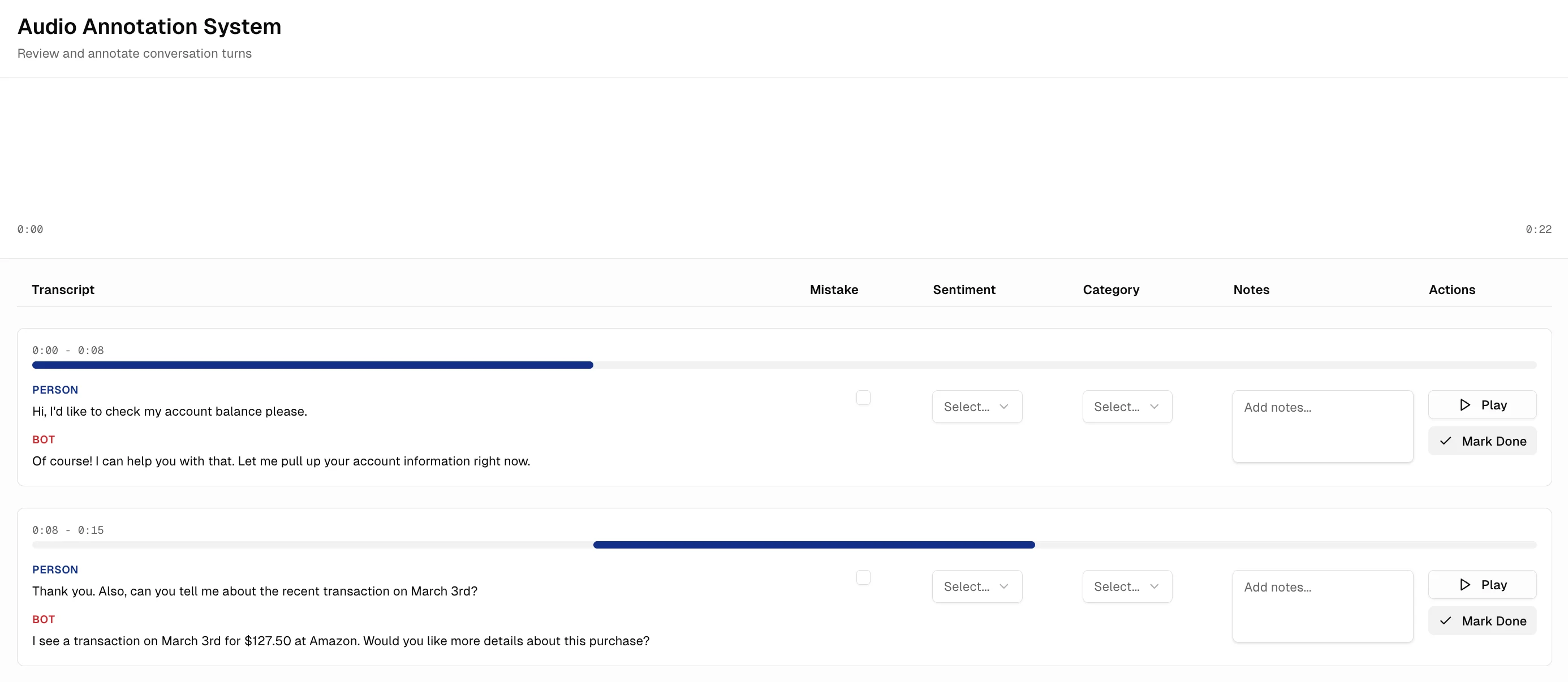 v0 output of the grid annotation system