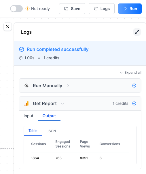 Logs Sidebar Example