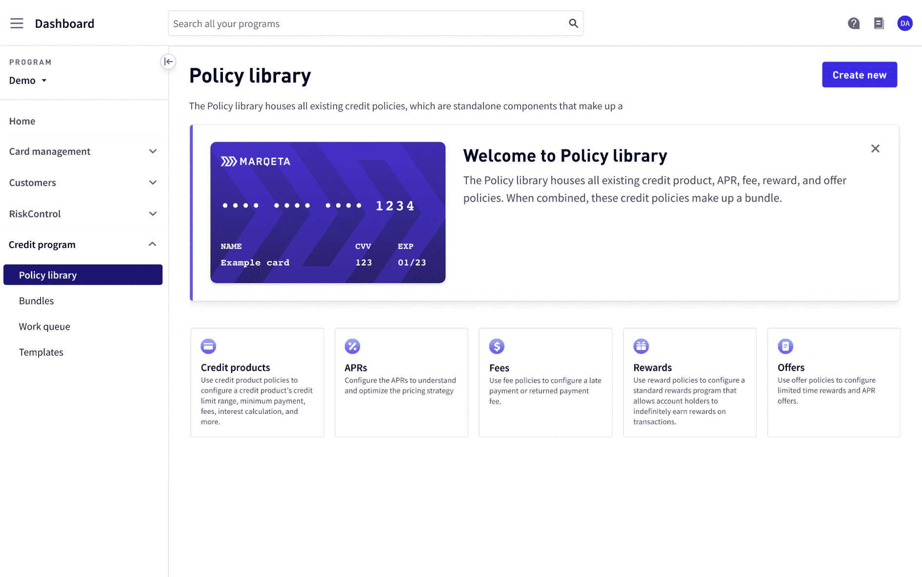 Policy library