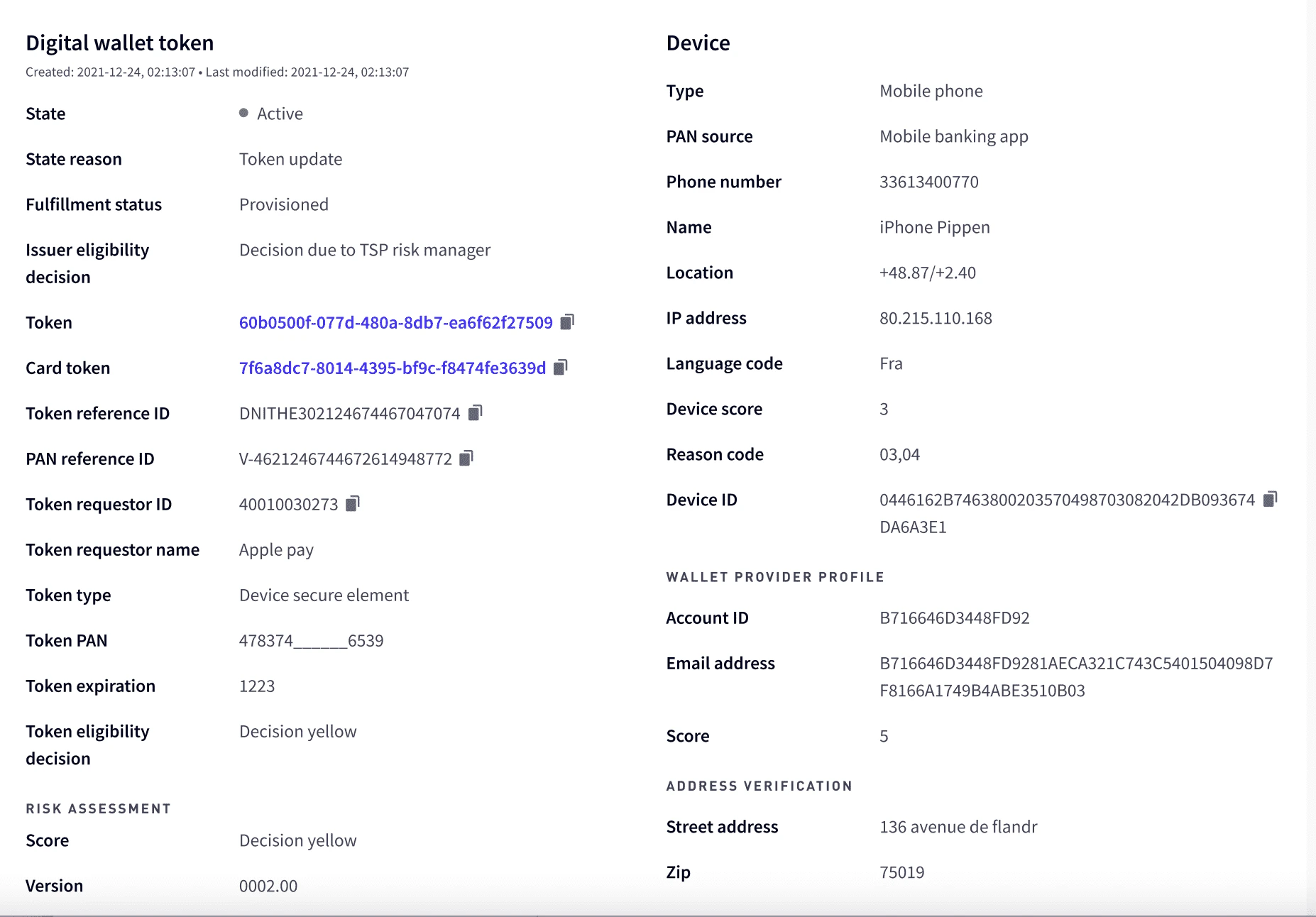 Digital wall details