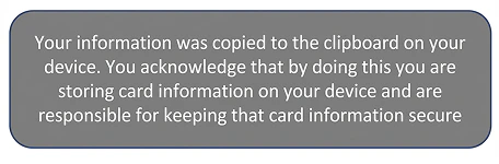 Example toast notification