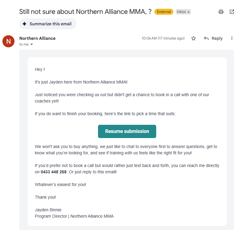 Mintlify Email 2 screenshot