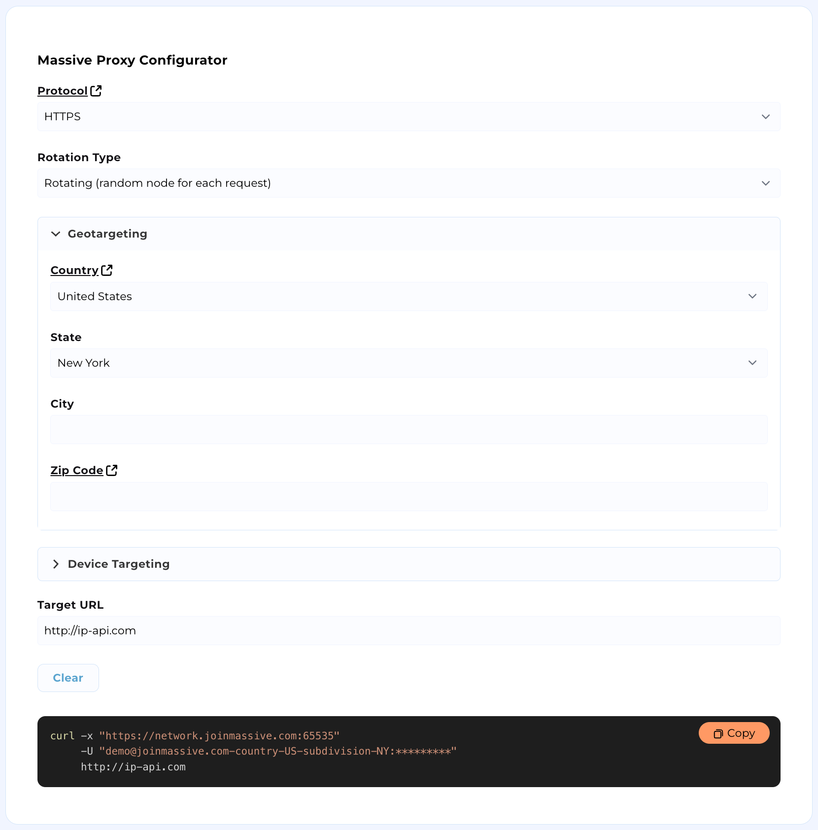 Proxy Request Generator