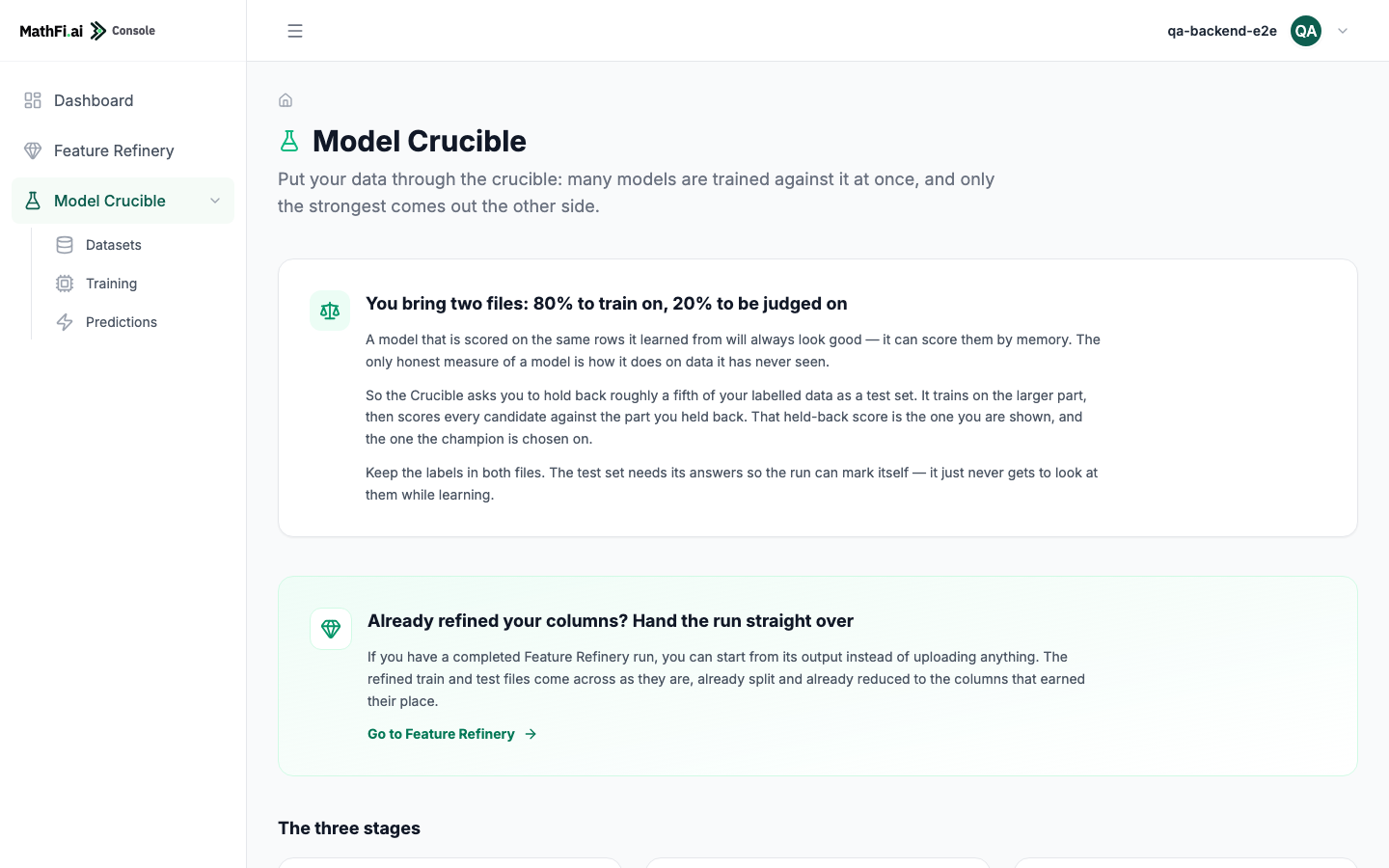 Model Crucible