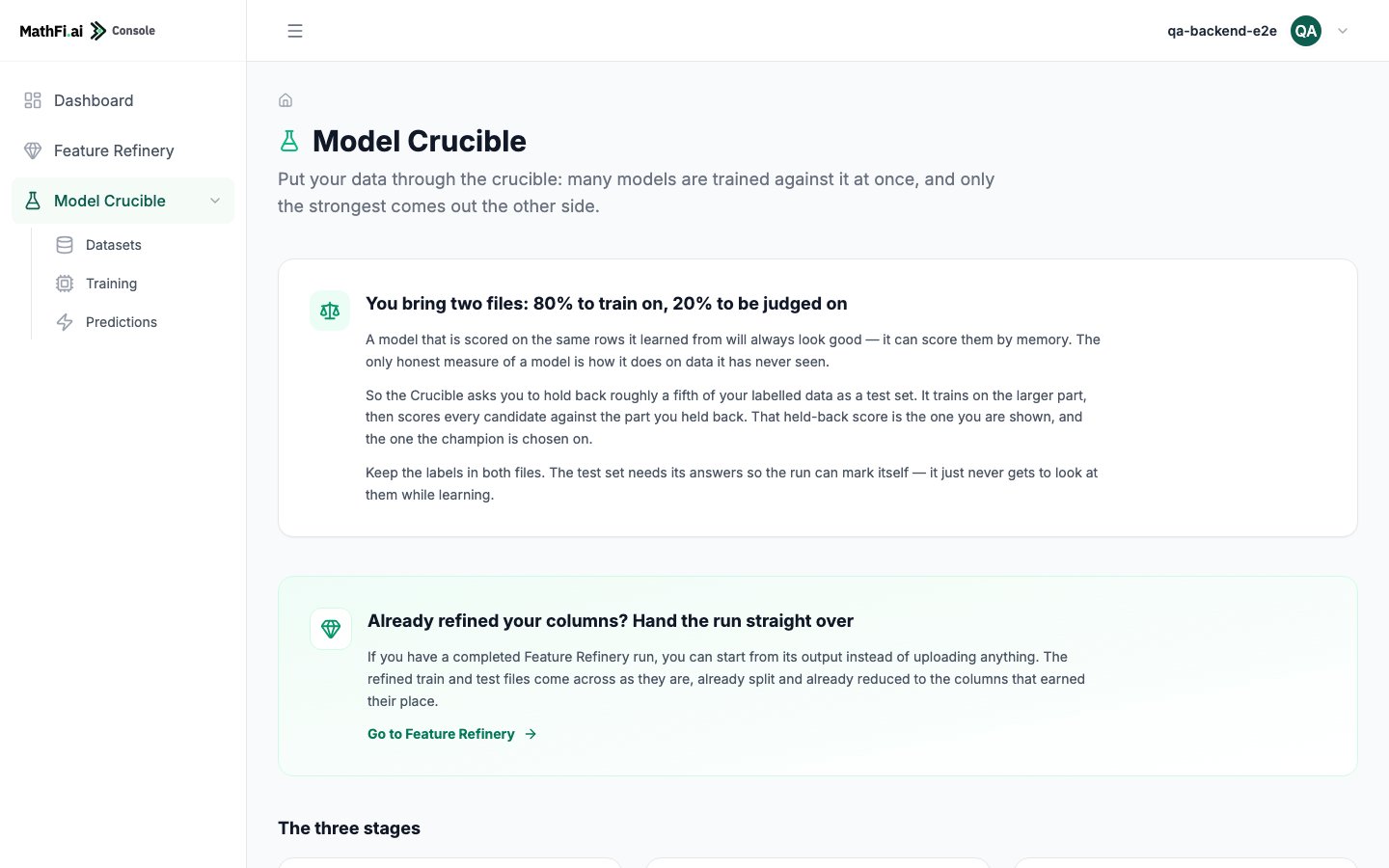 Model Crucible