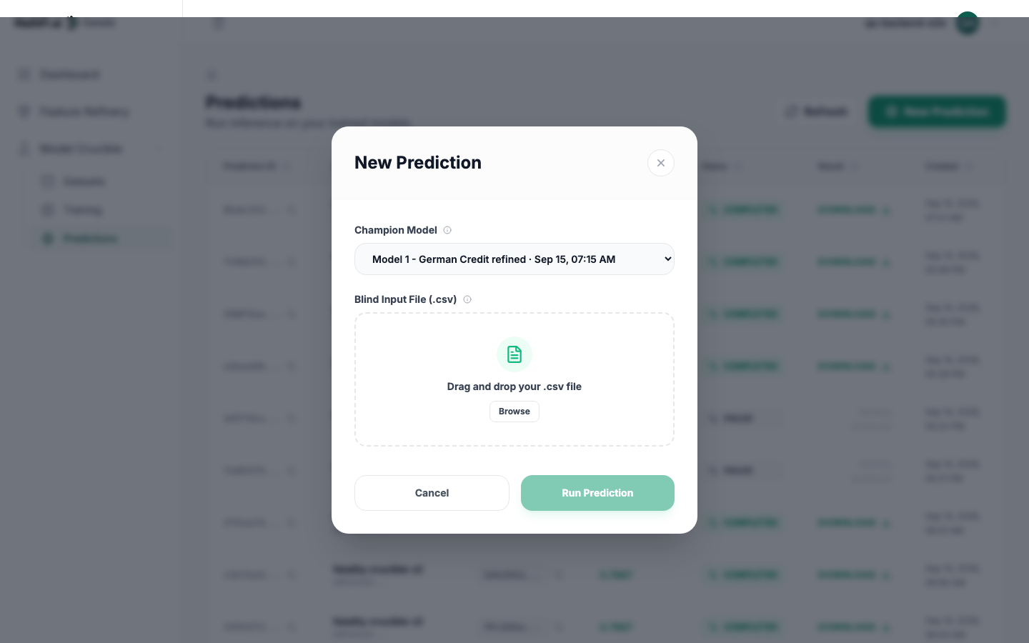 New prediction
