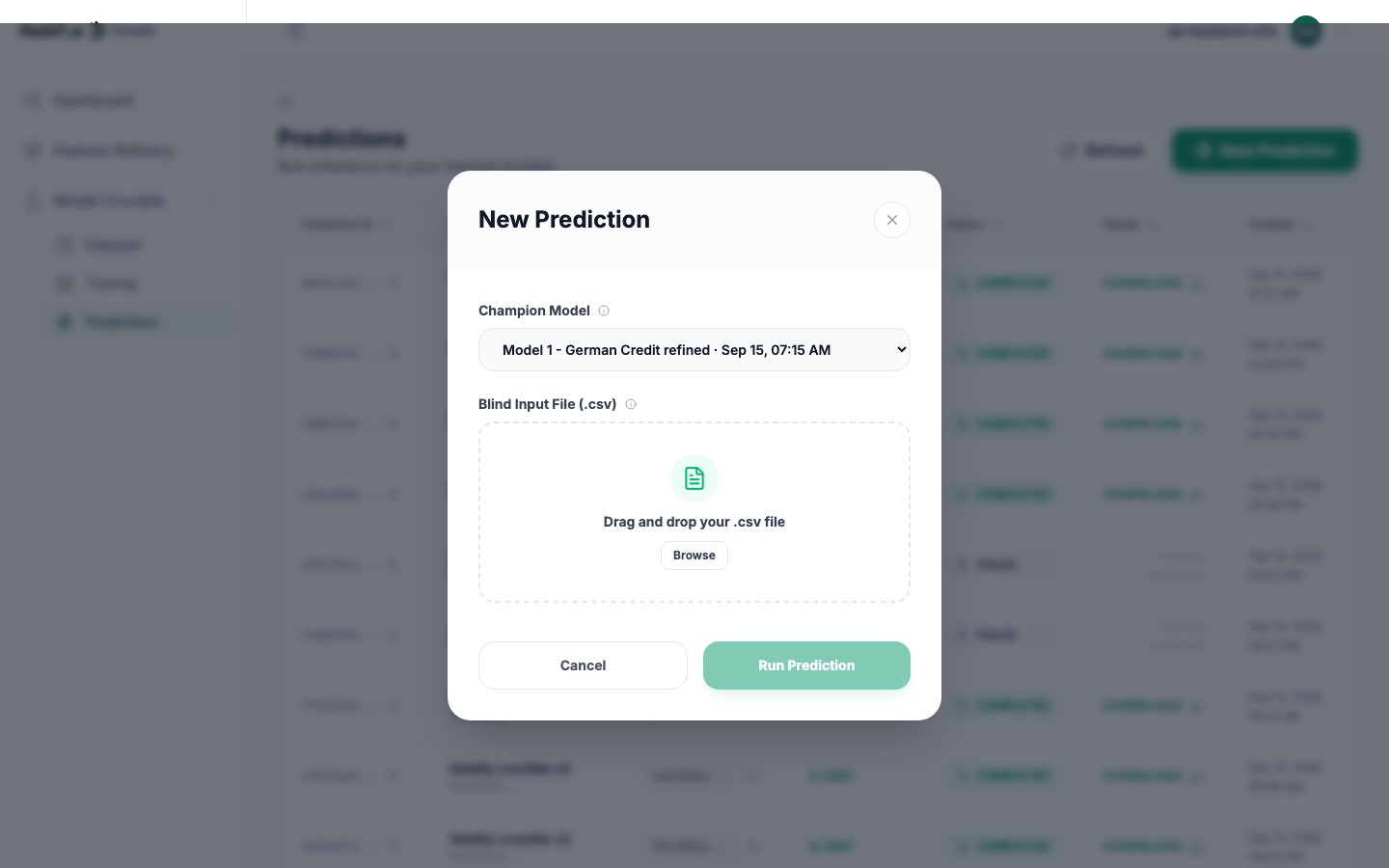 New prediction