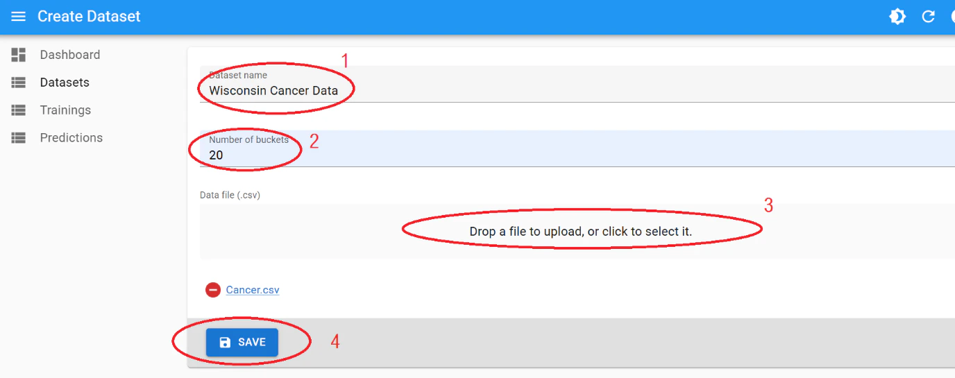 Step 3 - Save Dataset