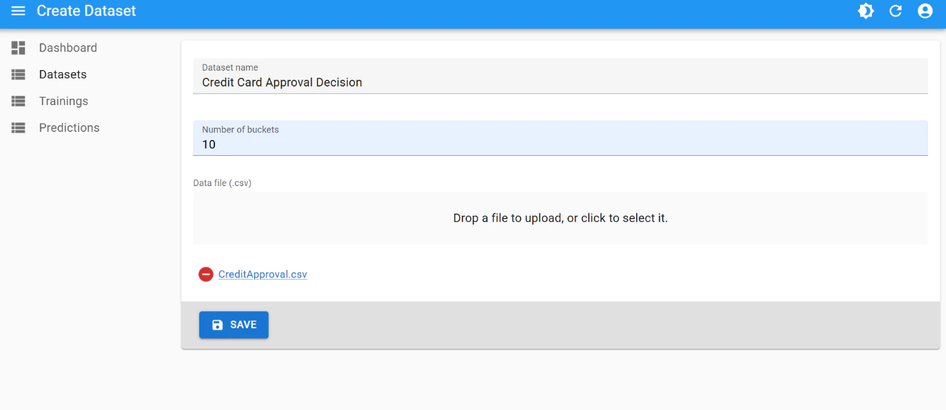 Dataset creation