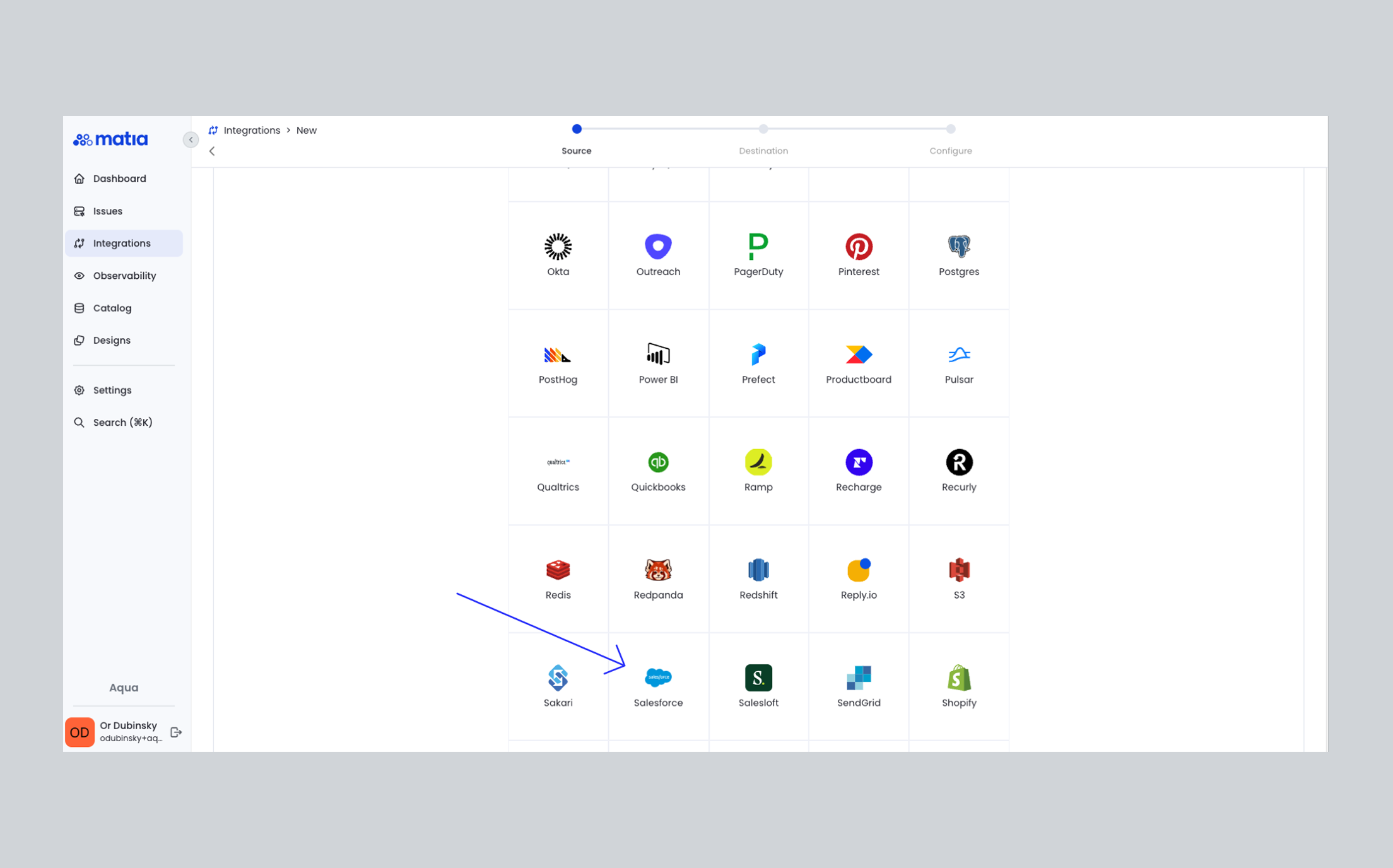 Connect Salesforce
