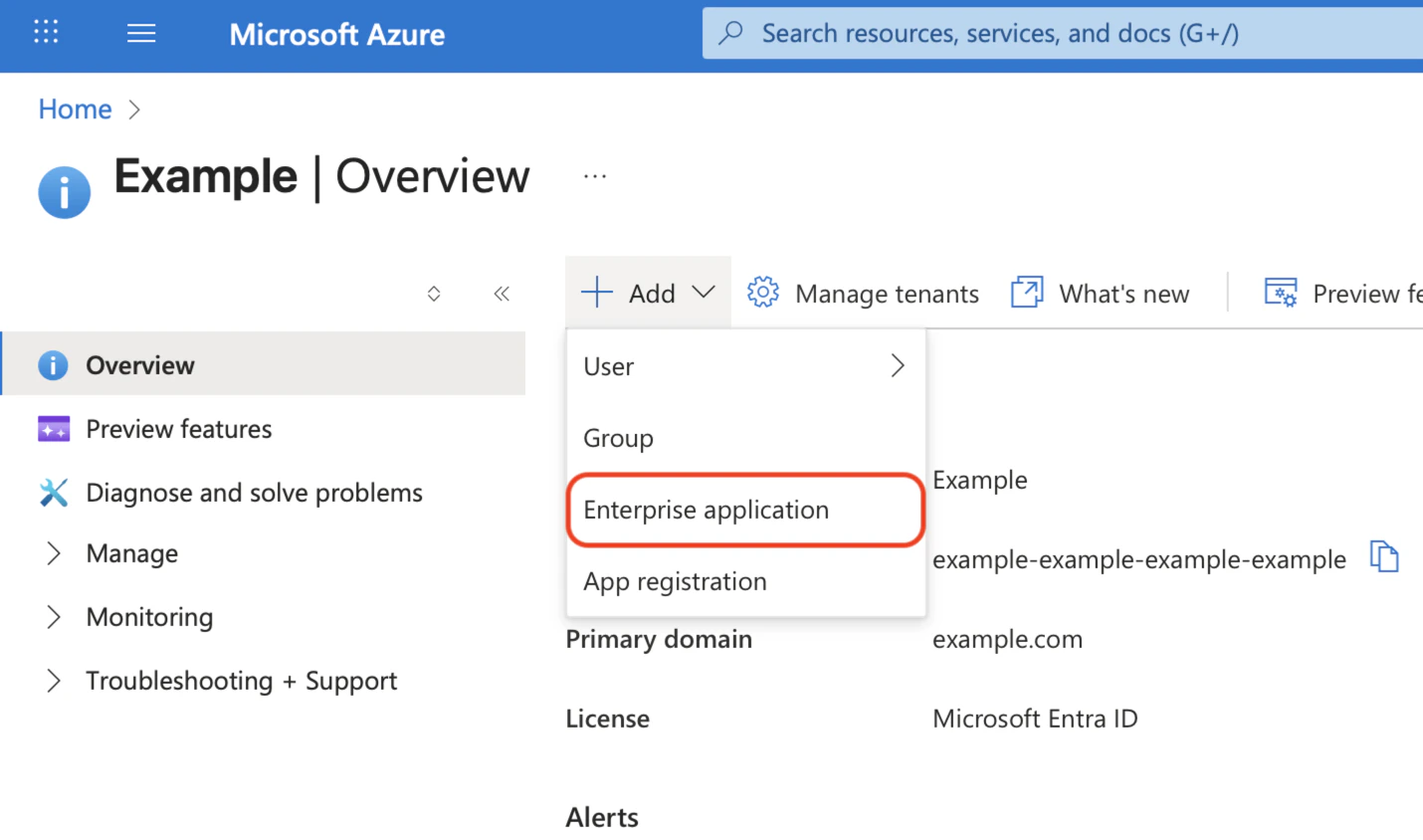 Enterprise application