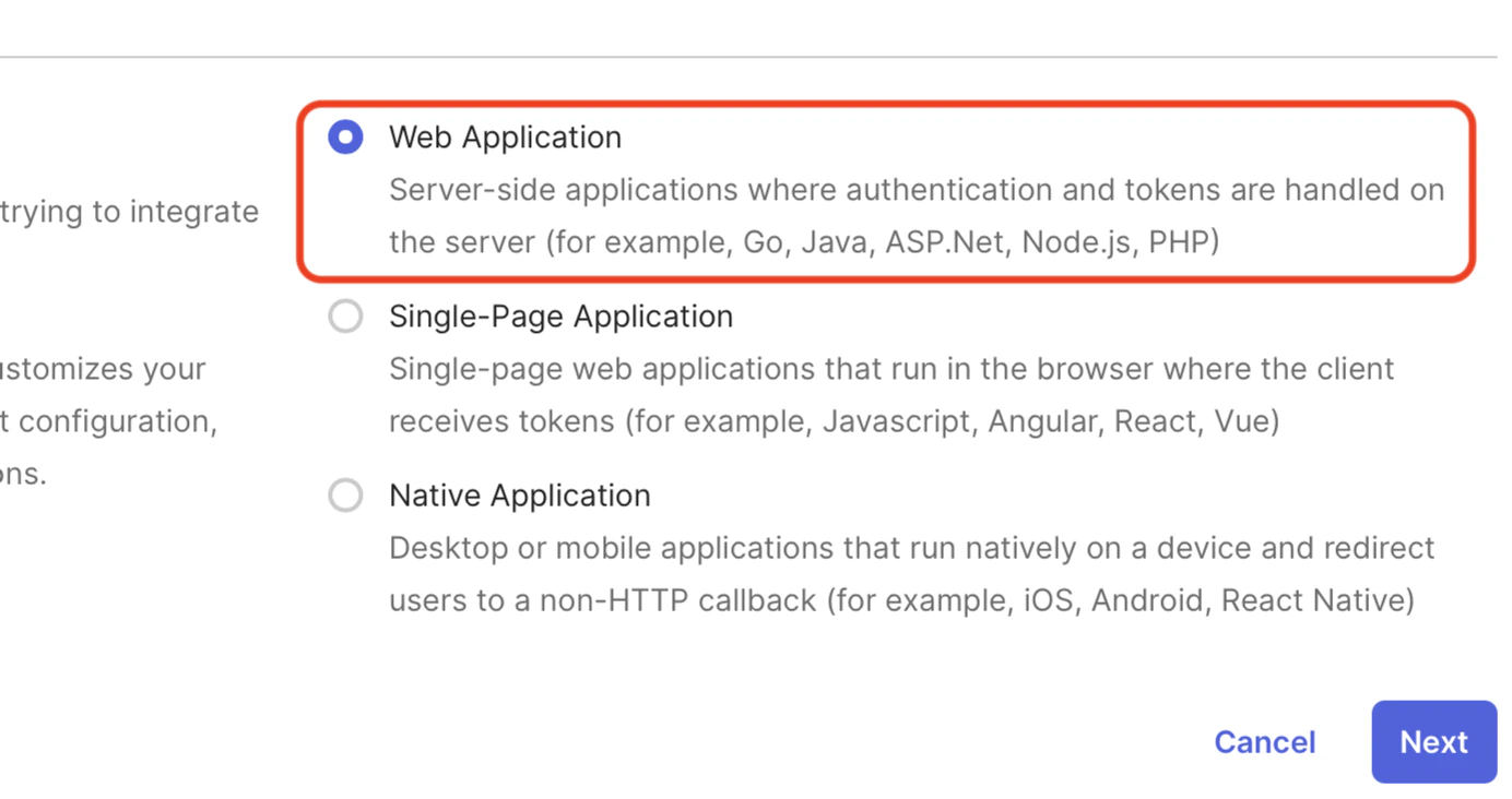 Select Web Application