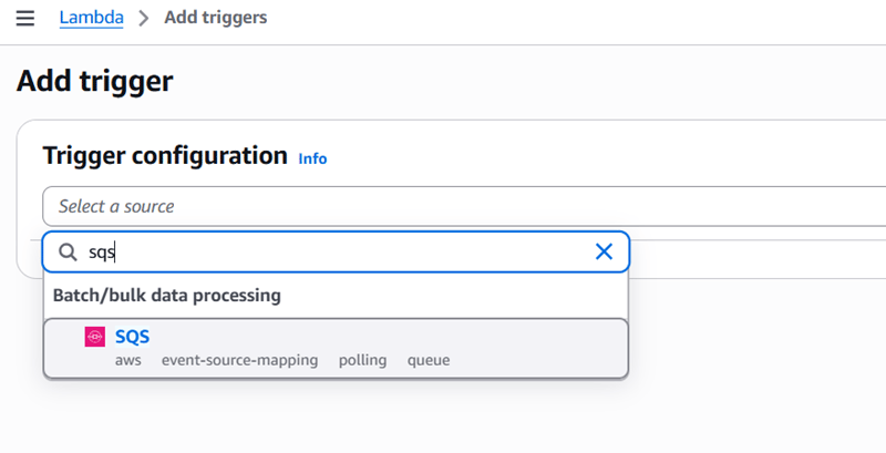 Add Lambda Trigger