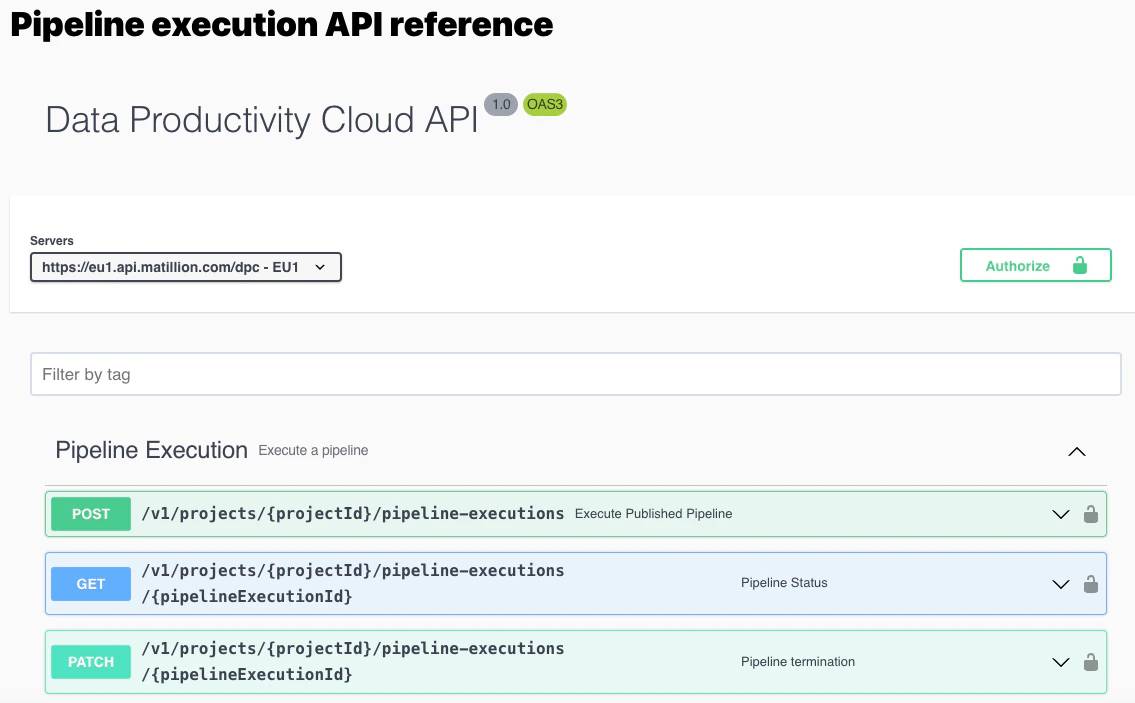 api reference