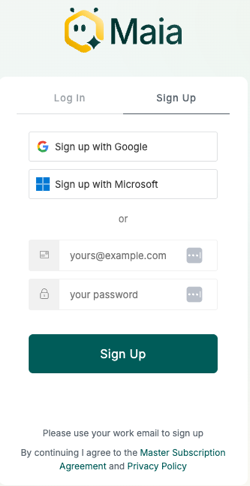 Maia registration