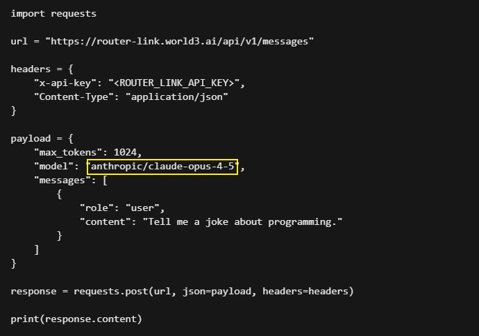 RouterLink 模型选择