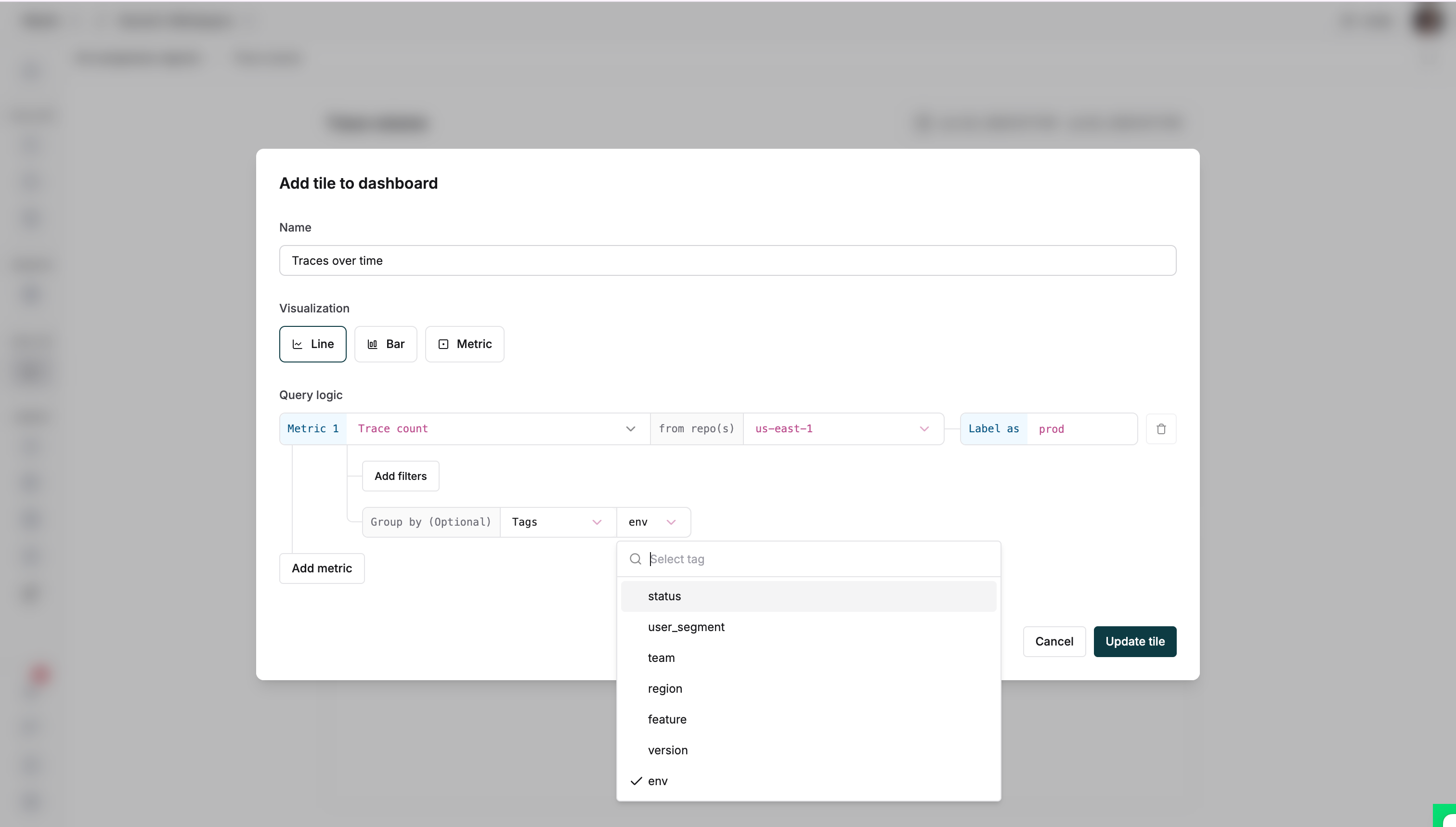 Data aggregation configure