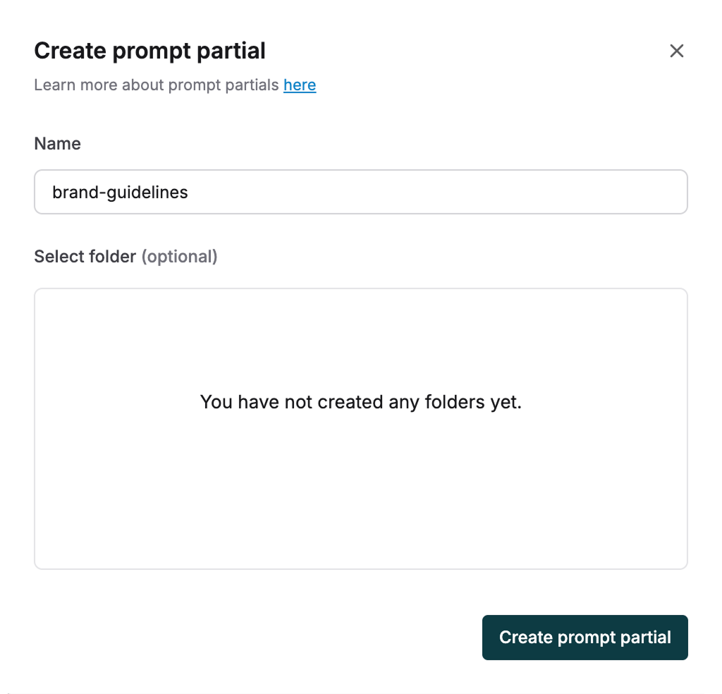 Create Partial