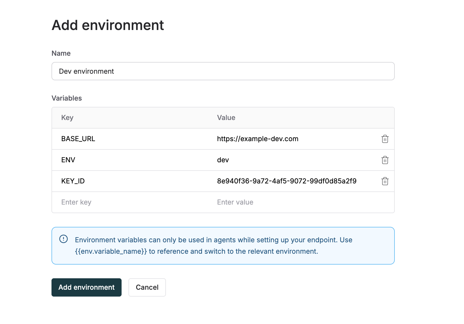 Environment Setup