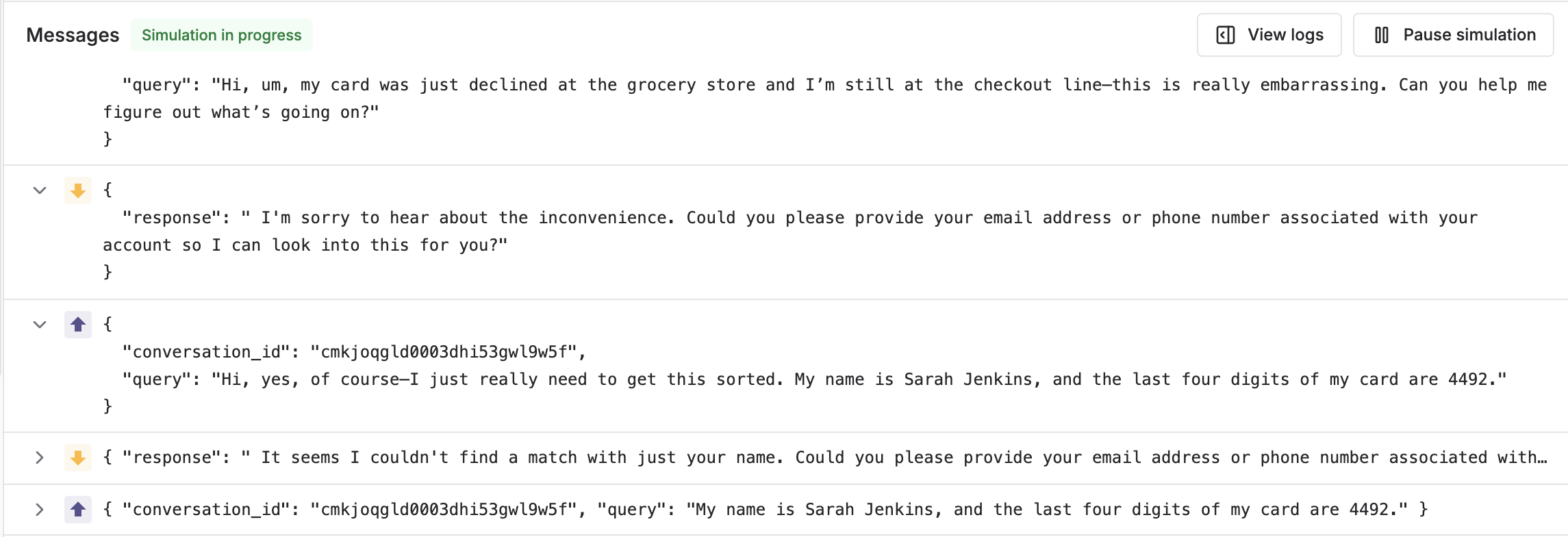 Running a custom simulation