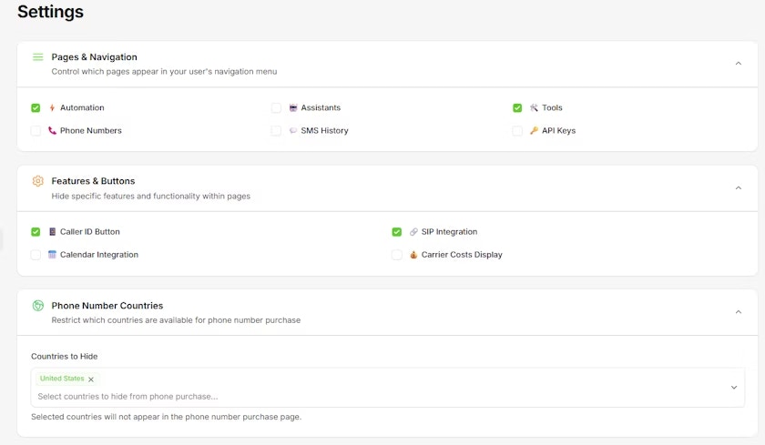 Custom Appearance Settings