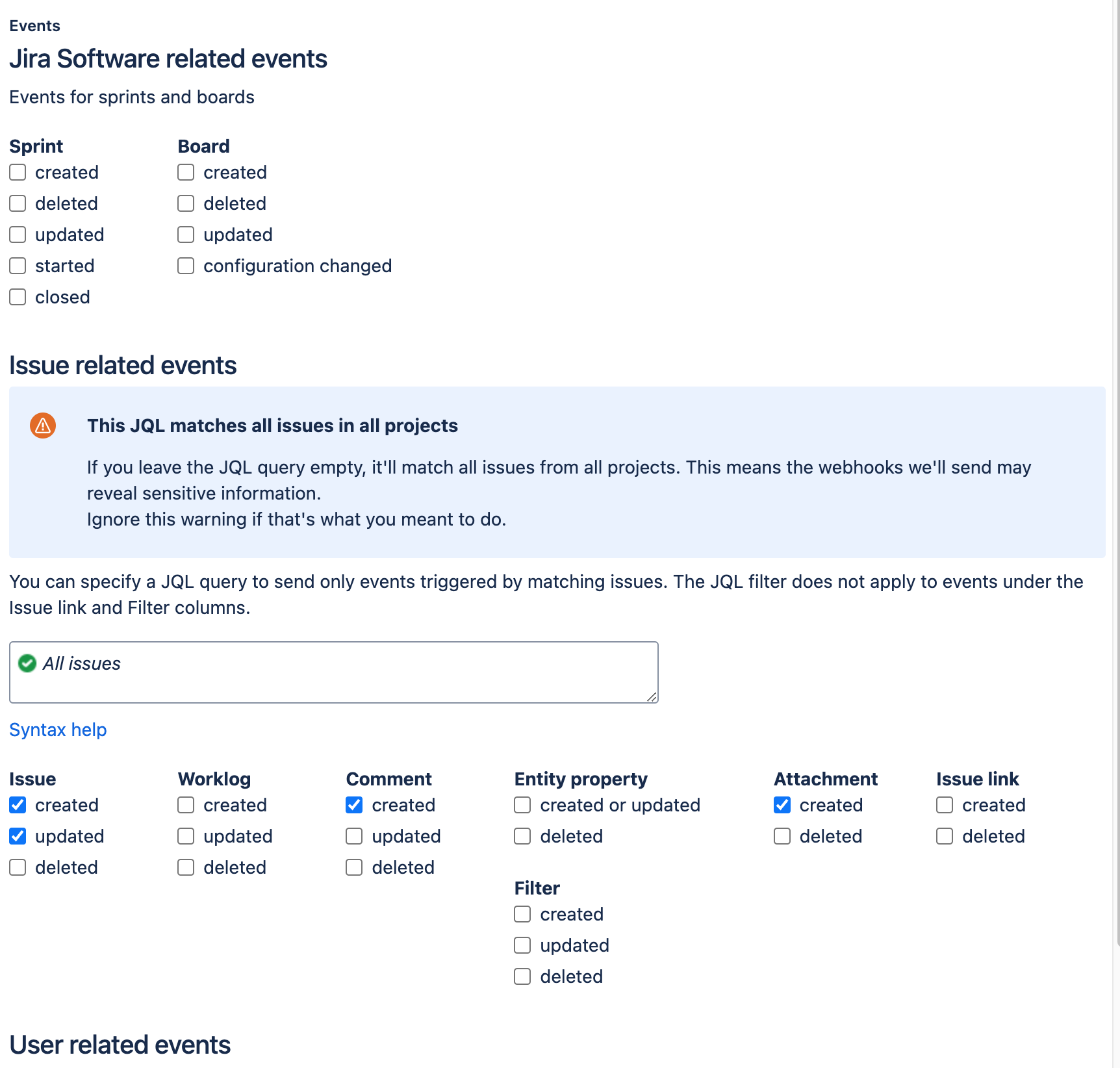 Jira WH Permissions