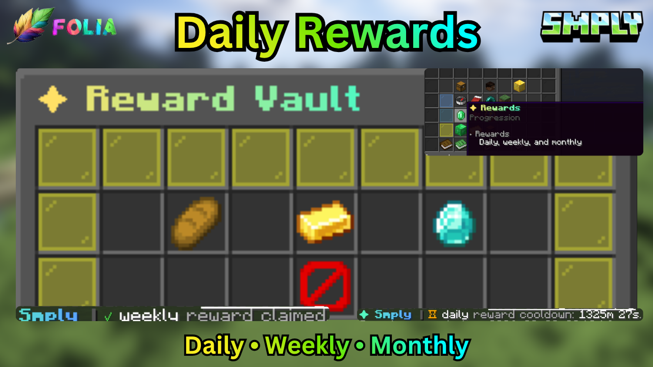 Daily rewards gallery card