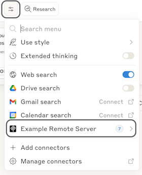 Tool permission configuration interface