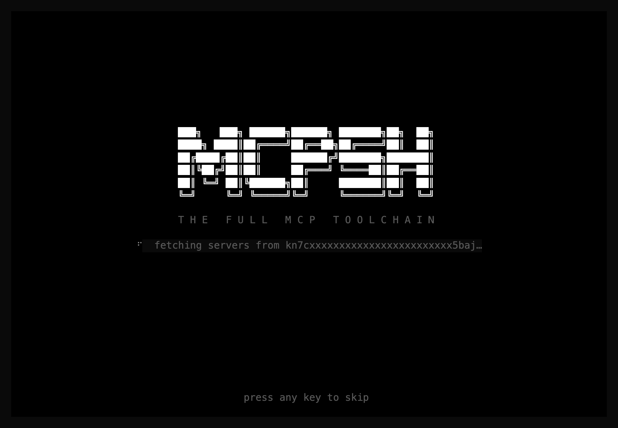 mcp ui splash screen