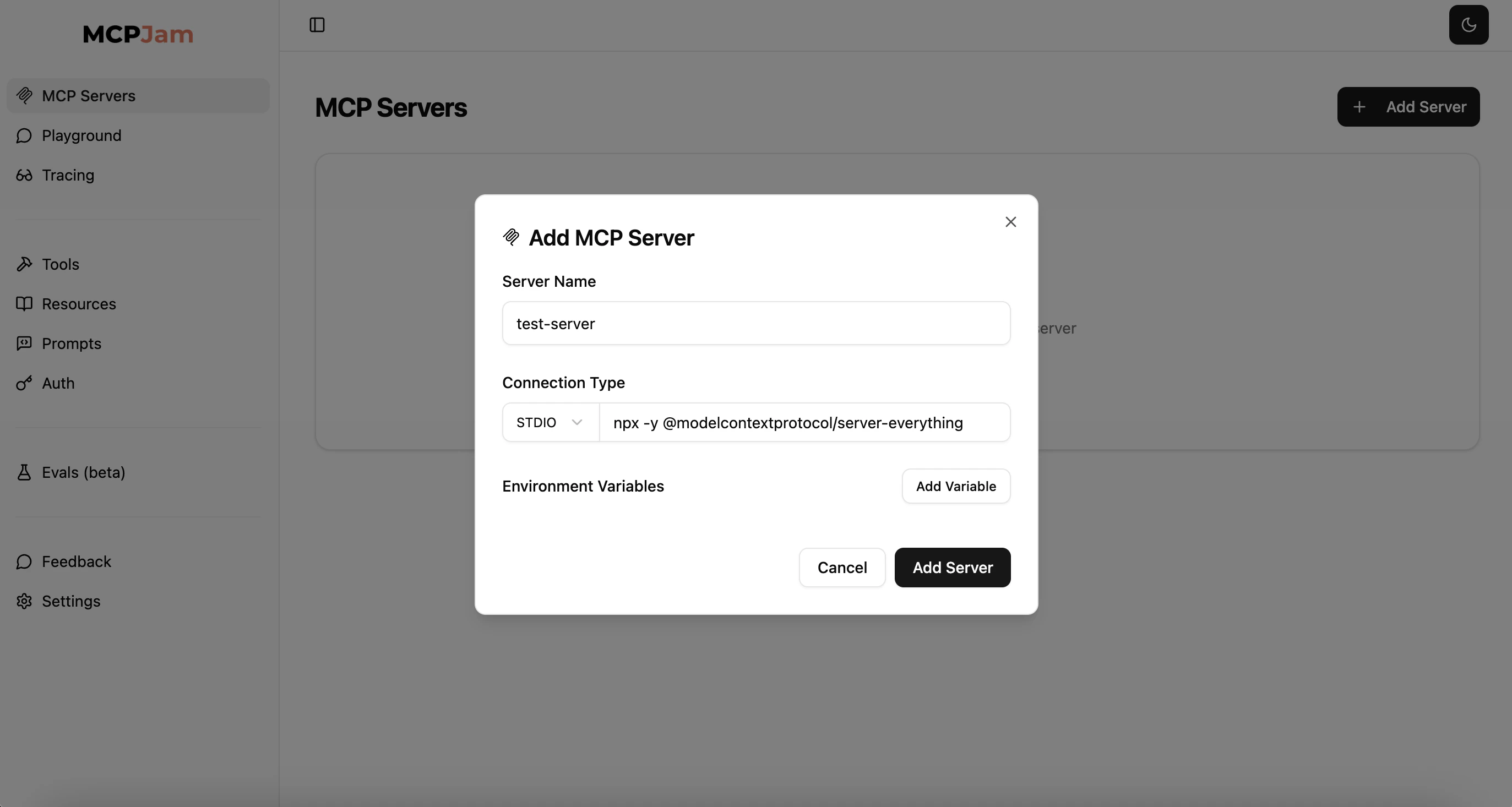 Server everything demo