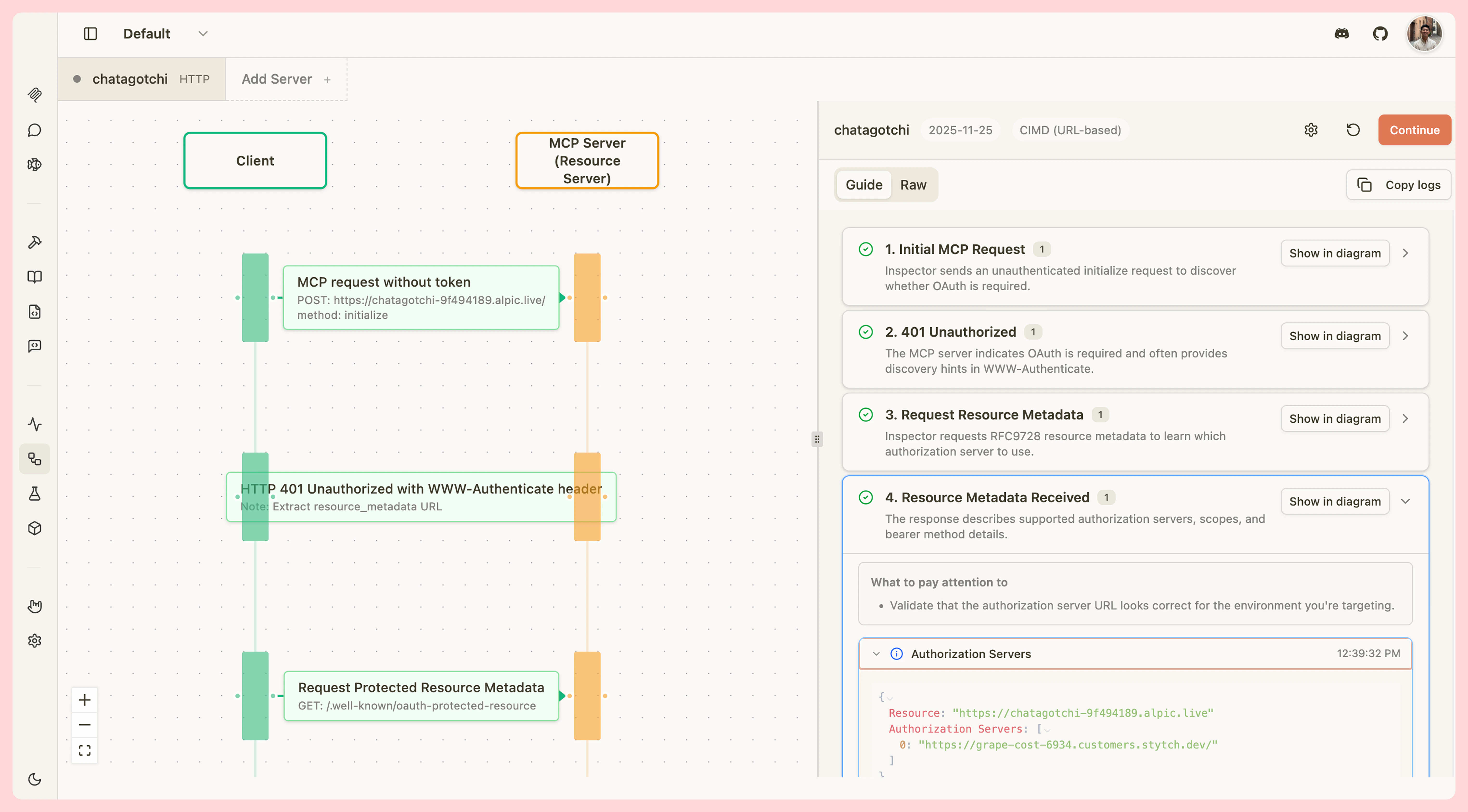 MCPJam OAuth Debugger Interface