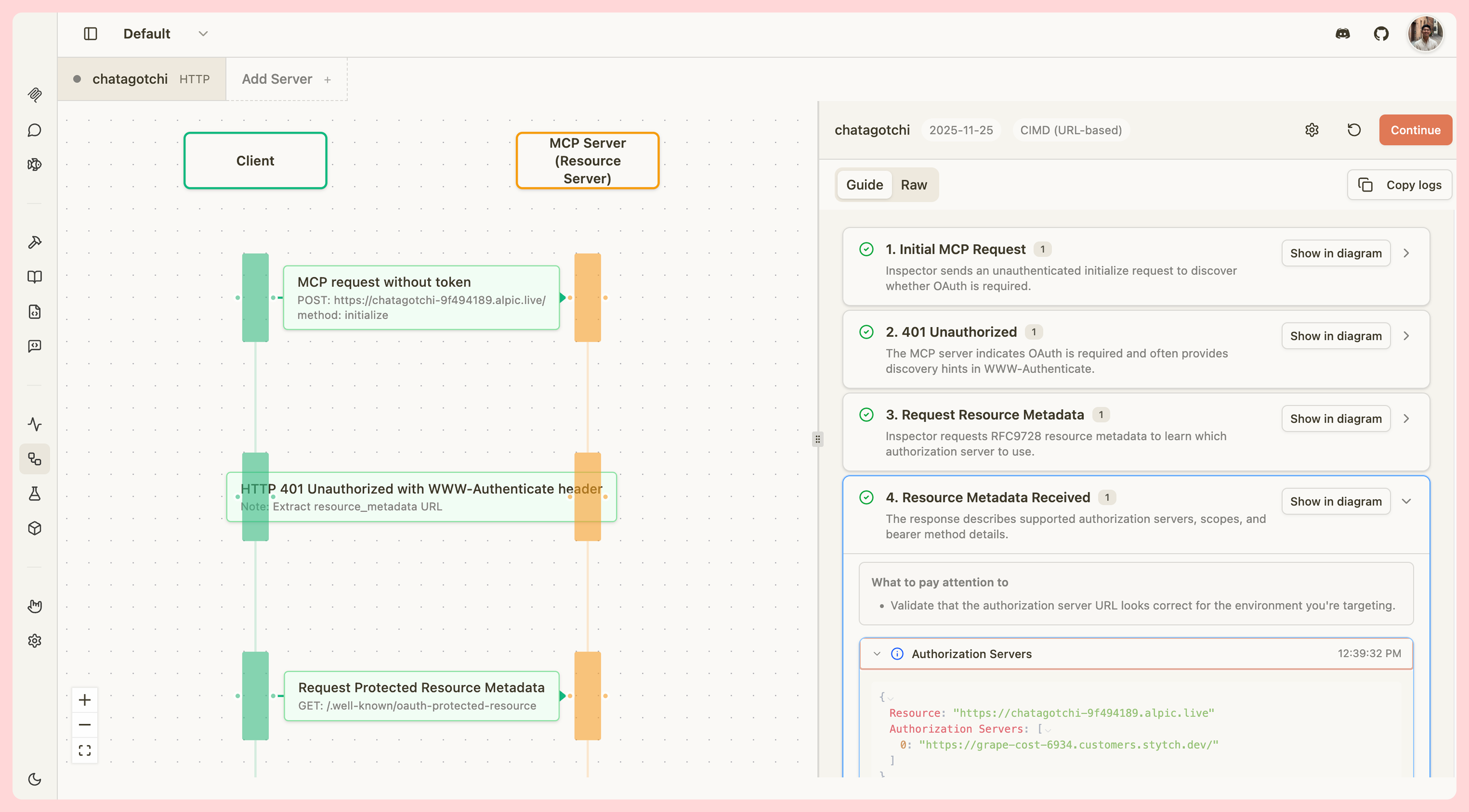 MCPJam OAuth Debugger Interface