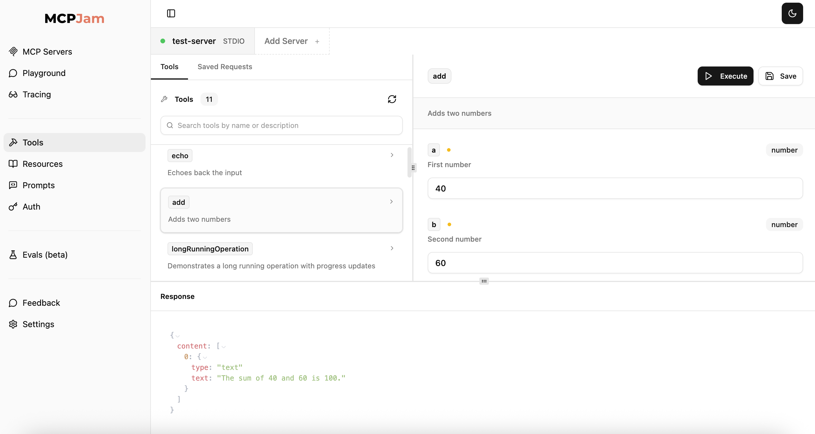 Add tool demo